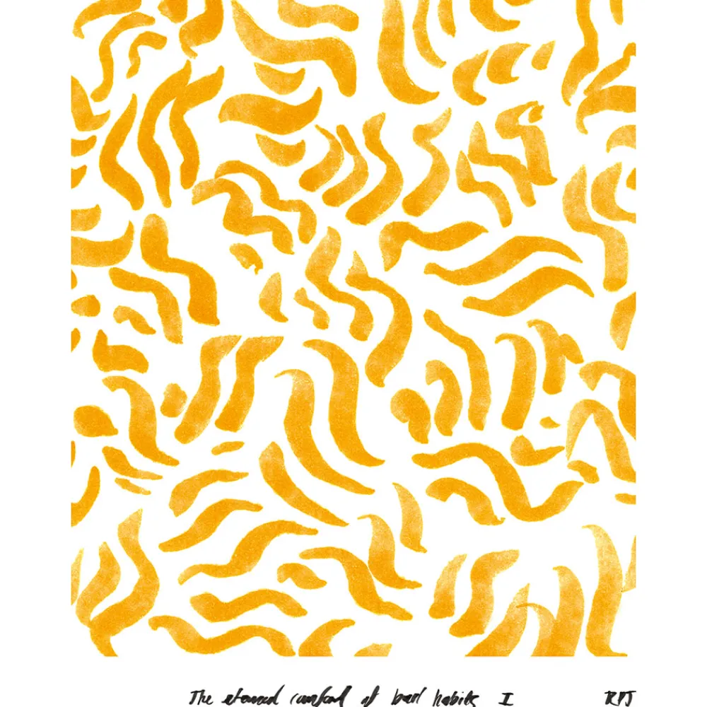 1778 PAPER COLLECTIVE Affiche Comfort Yellow - Paper Collective