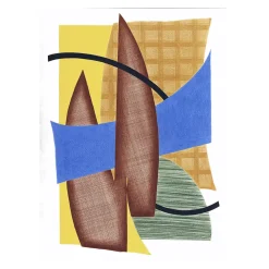 1021 MILK Affiche Stripe Velvet - Craft Gallery