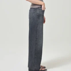 Women AGOLDE - Jean low slung baggy - Noir