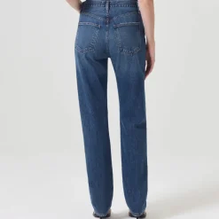 Women AGOLDE - Jean 90s pinchlong - Bleu foncé