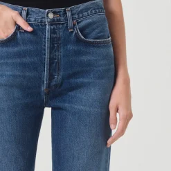 Women AGOLDE - Jean 90s pinchlong - Bleu foncé