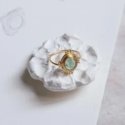 Women ALIX D REYNIS Alix D. Reynis - Bague Agathe - Vert