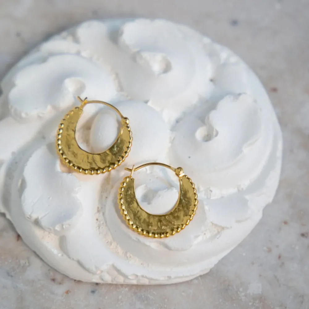 Women ALIX D REYNIS Alix D. Reynis - Boucles d'oreilles Moon - Doré