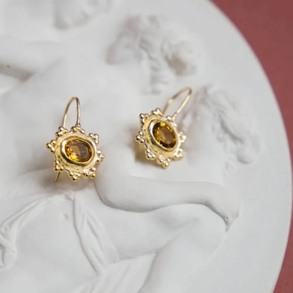 Women ALIX D REYNIS Alix D. Reynis - Boucles d'oreilles Helios - Jaune