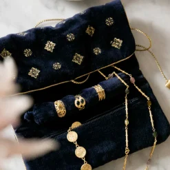 ALIX D REYNIS Alix D. Reynis - Trousse bijoux Hermione - Bleu