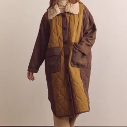 Women Amente - Manteau Matelassé - Marron