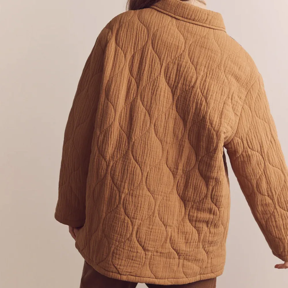 Women Amente - Veste Bomber Color Block - Marron