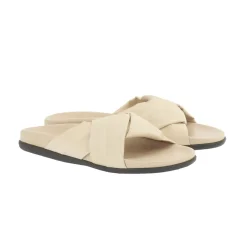 Women Ancient Greek Sandals - Sandales Whitney Footbed - Taupe