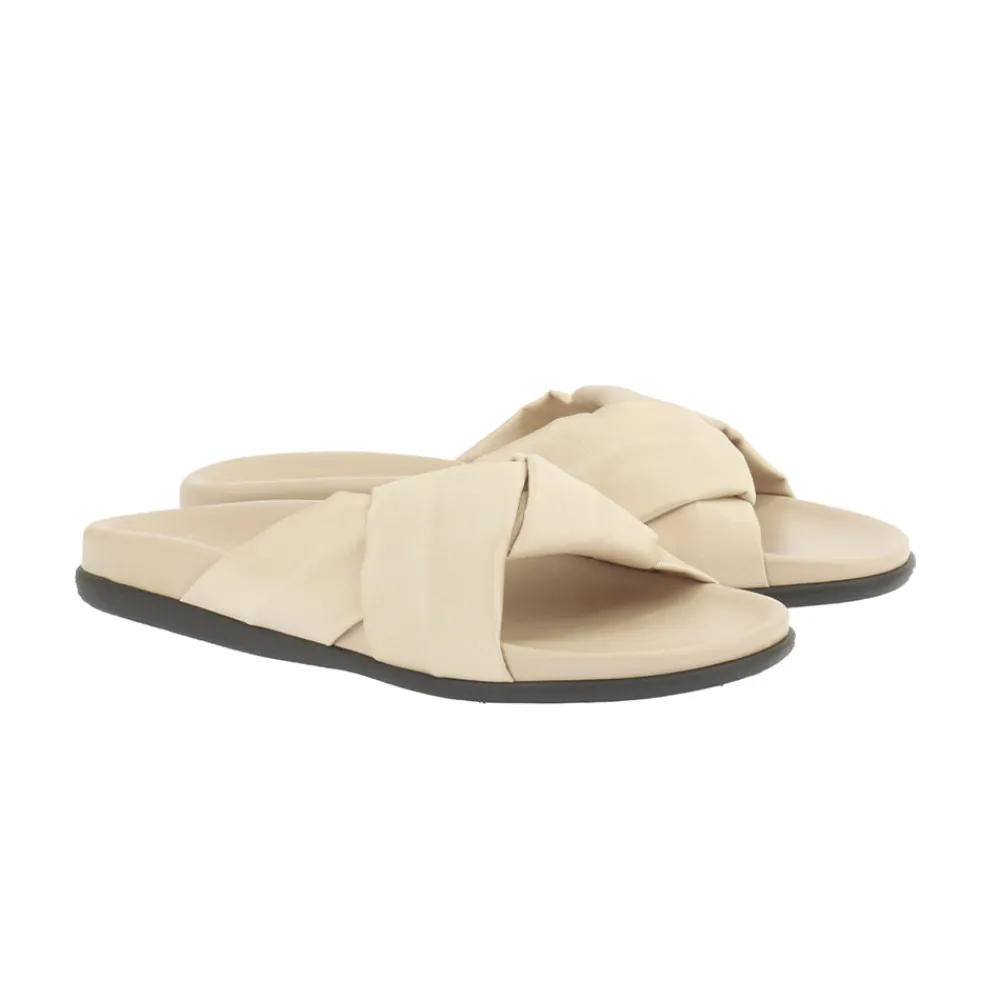 Women Ancient Greek Sandals - Sandales Whitney Footbed - Taupe