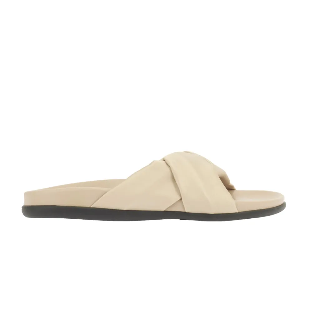 Women Ancient Greek Sandals - Sandales Whitney Footbed - Taupe