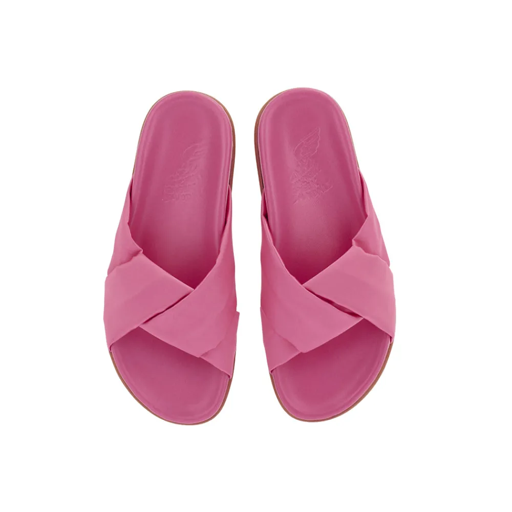 Women Ancient Greek Sandals - Sandales Whitney Footbed - Rose