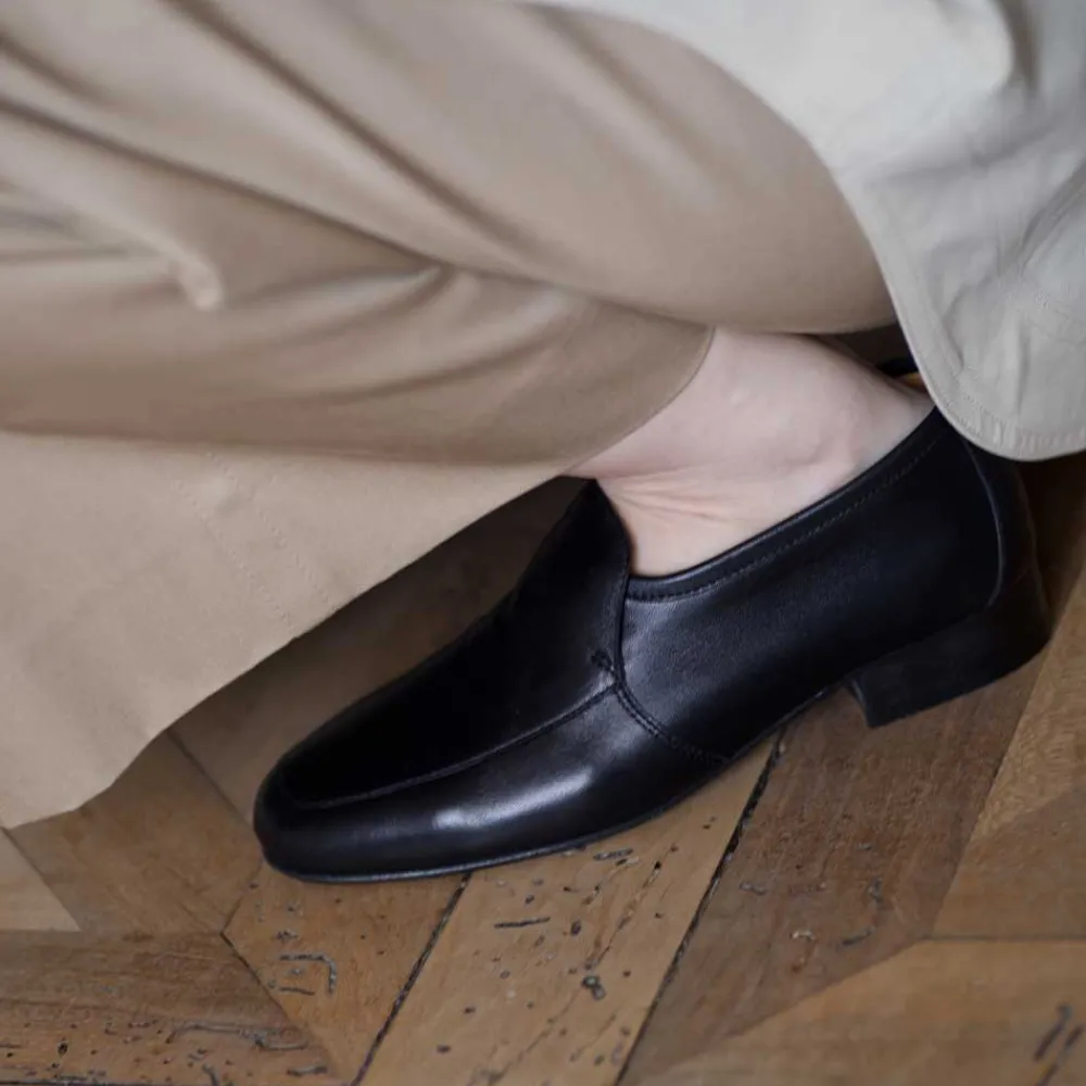 Women ANNE THOMAS - Mocassins Leo - Noir