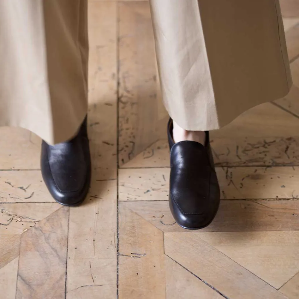 Women ANNE THOMAS - Mocassins Leo - Noir