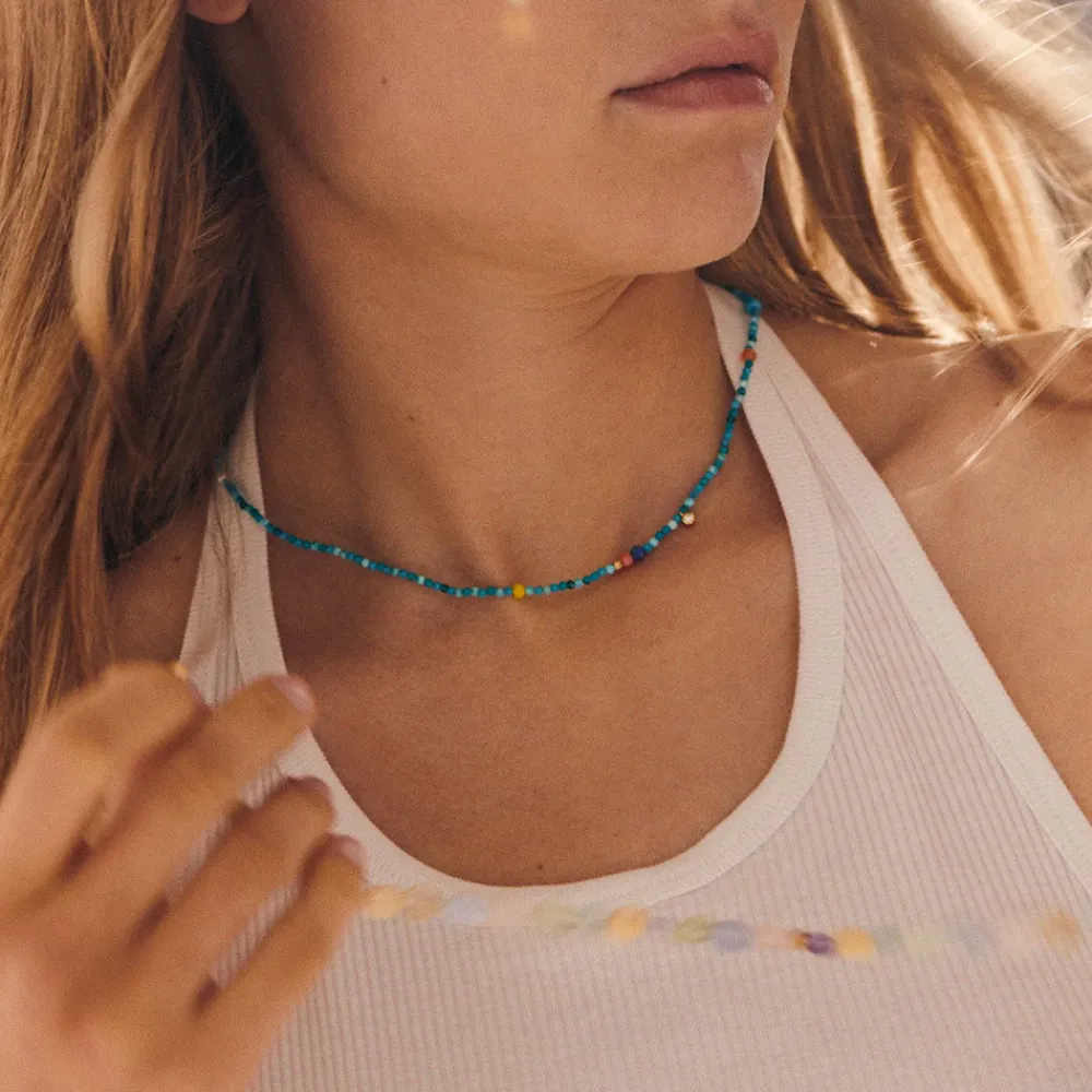 Women Anni Lu - Collier Dotty - Turquoise