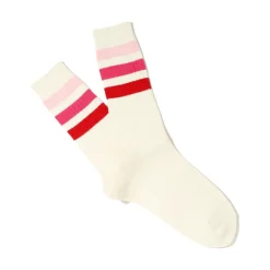 Women Anonymous ISM - Chaussettes Gradation Crew - Rouge