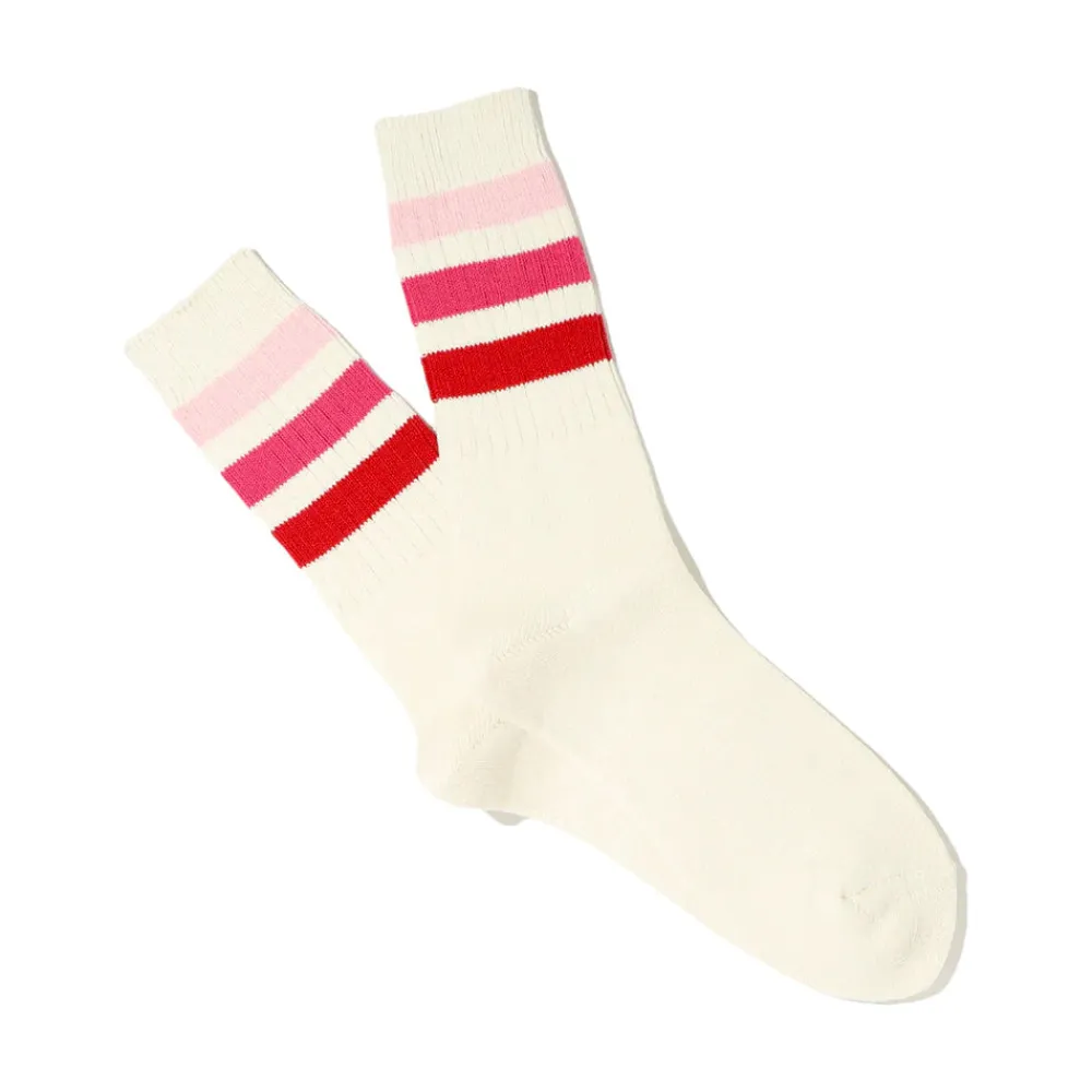 Women Anonymous ISM - Chaussettes Gradation Crew - Rouge