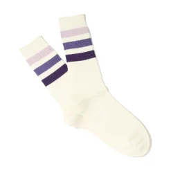 Women Anonymous ISM - Chaussettes Gradation Crew - Violet