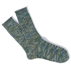 Women Anonymous ISM - Chaussettes 5 Color Mix Crew - Kaki