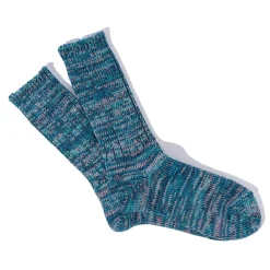 Women Anonymous ISM - Chaussettes 5 Color Mix Crew - Marine