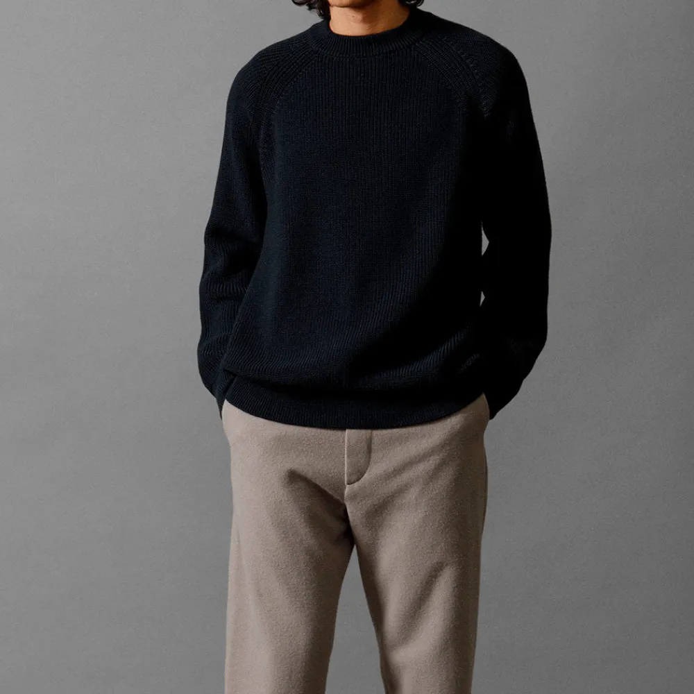 Arpenteur - Pull Plano - Marine