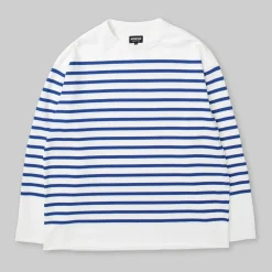 Arpenteur - T-shirt Marine - Blanc/Bleu