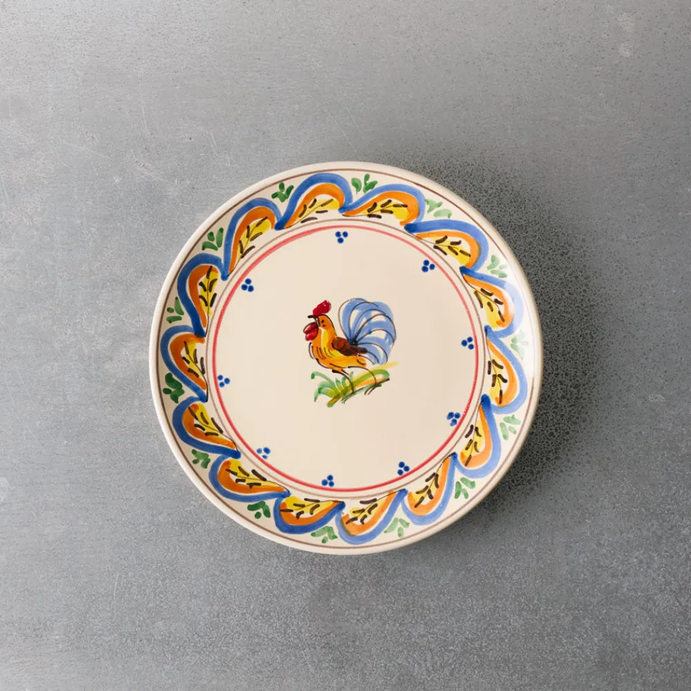 244 FASANO Assiette Coq - Multicolore