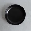 1636 DEARTIS Assiette creuse en grès - Noir