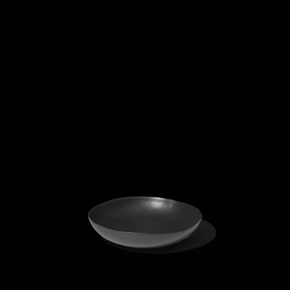 1636 DEARTIS Assiette creuse en grès - Noir
