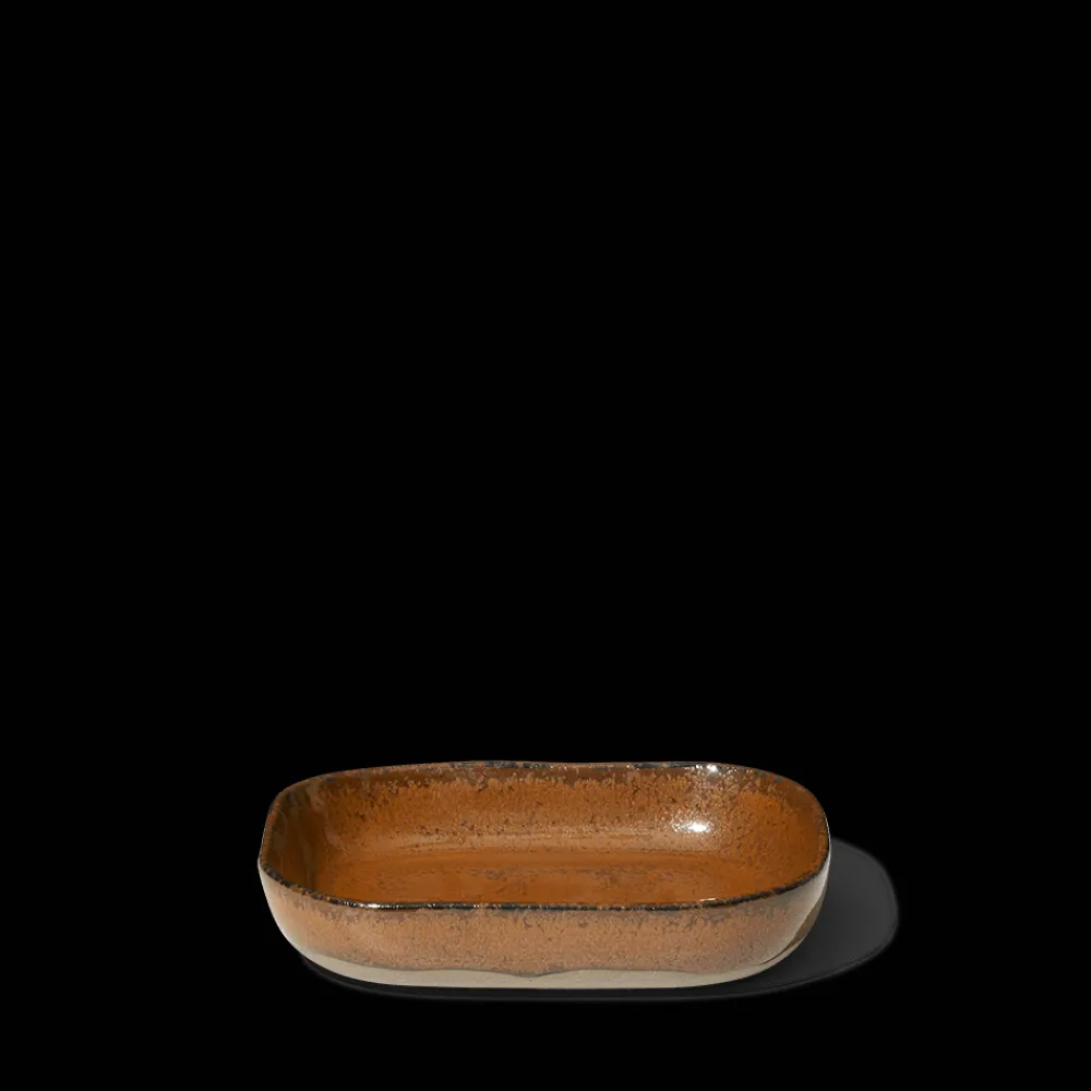 259 SERAX Assiette creuse en grès n°7 - Ocre