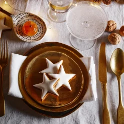 0 Assiette en céramique - Doré