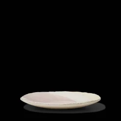 925 JARS CERAMISTES Assiette en grès émaillé Wabi - Rose