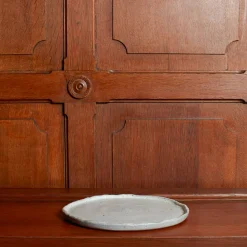 1294 VASICOL Assiette Nativia - Crème