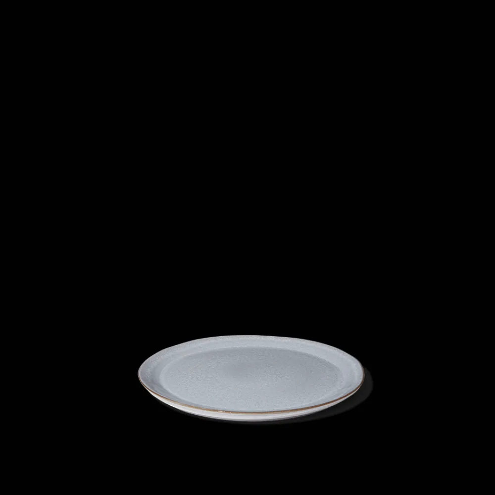 1294 VASICOL Assiette plate en faïence - Bleu Clair