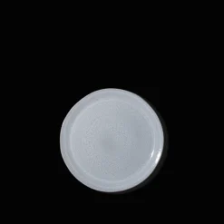 1294 VASICOL Assiette plate en faïence - Bleu Clair