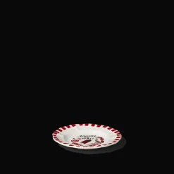 MERCI Assiette plate en faïence Boucher