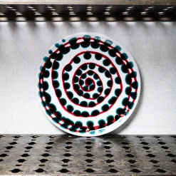MERCI Assiette plate en faïence Paola Navone