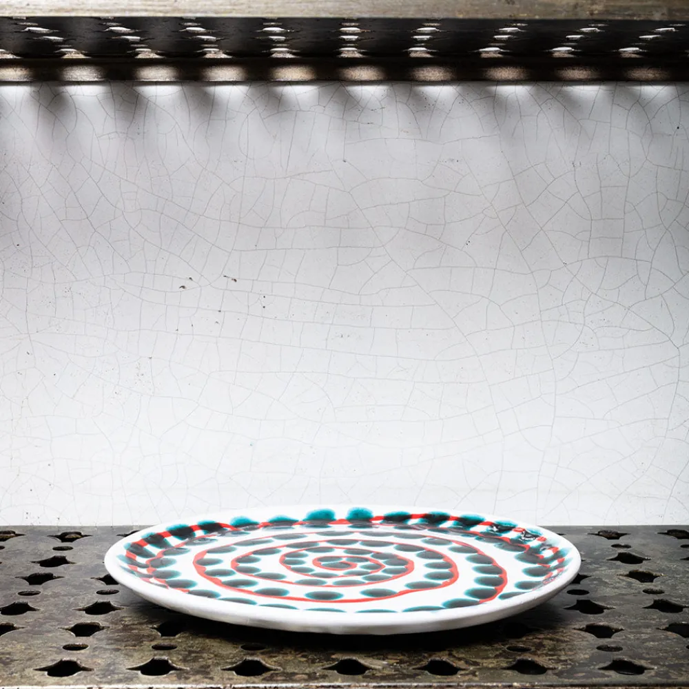 MERCI Assiette plate en faïence Paola Navone