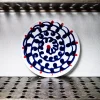 MERCI Assiette plate en faïence Paola Navone