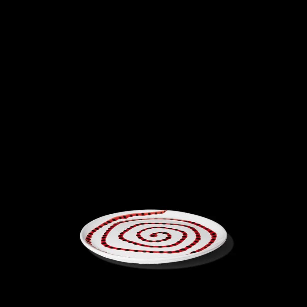 MERCI Assiette plate en faïence Paola Navone