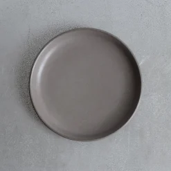 559 STONEWARE Assiette plate en grès fin - Gris Ardoise