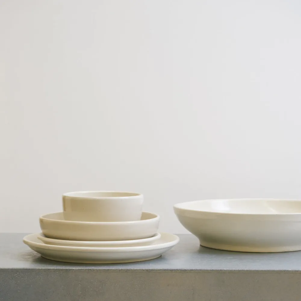 559 STONEWARE Assiette plate en grès fin - Blanc