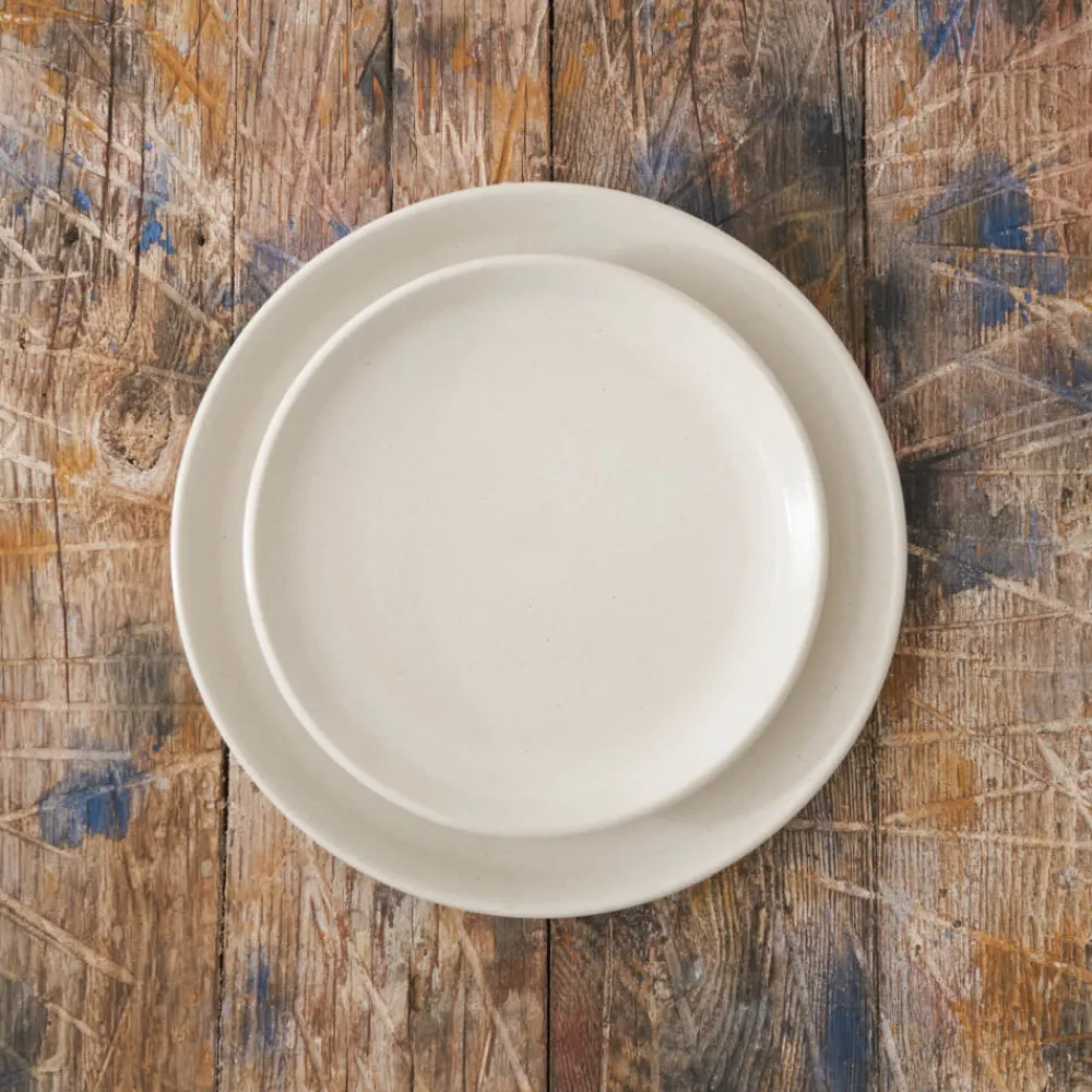 559 STONEWARE Assiette plate en grès fin - Blanc