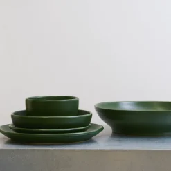 559 STONEWARE Assiette plate en grès fin - Kaki