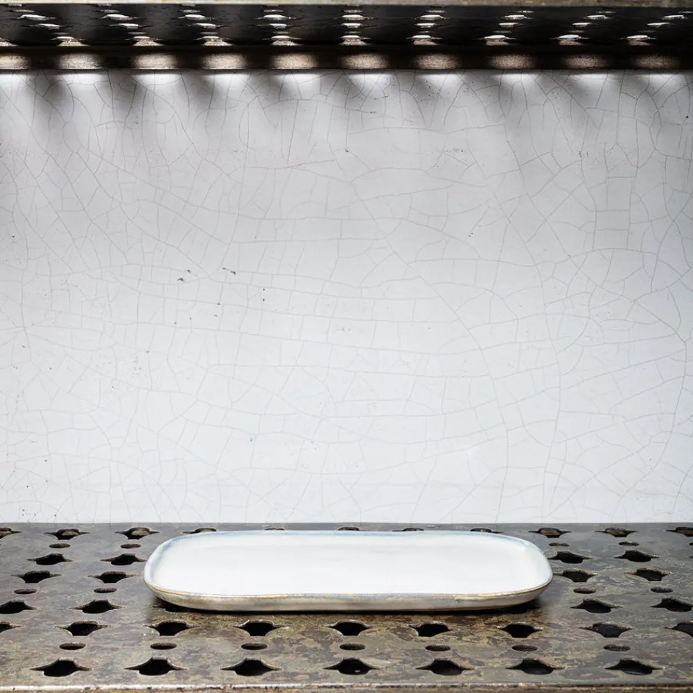 259 SERAX Assiette plate en grès n°2 - Mastic