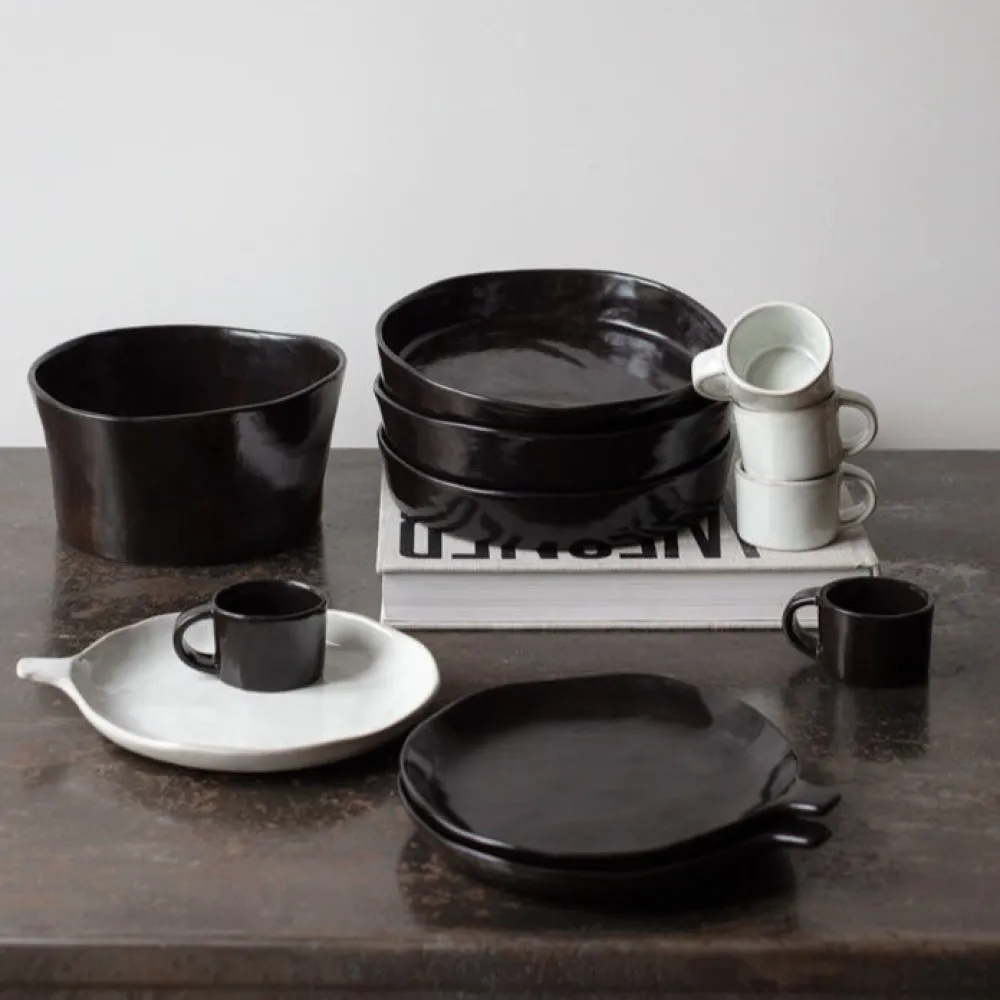 259 SERAX Assiette poêlon La Mère - Ebony