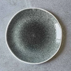 925 JARS CERAMISTES Assiette ronde Maguelone - Orage