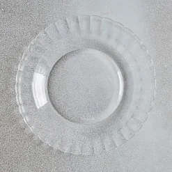 930 BARBIER DURALEX Assiette transparente Picardie
