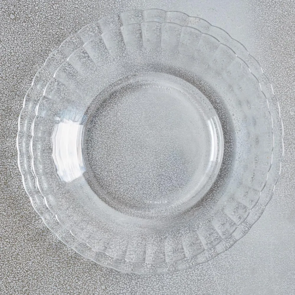 930 BARBIER DURALEX Assiette transparente Picardie
