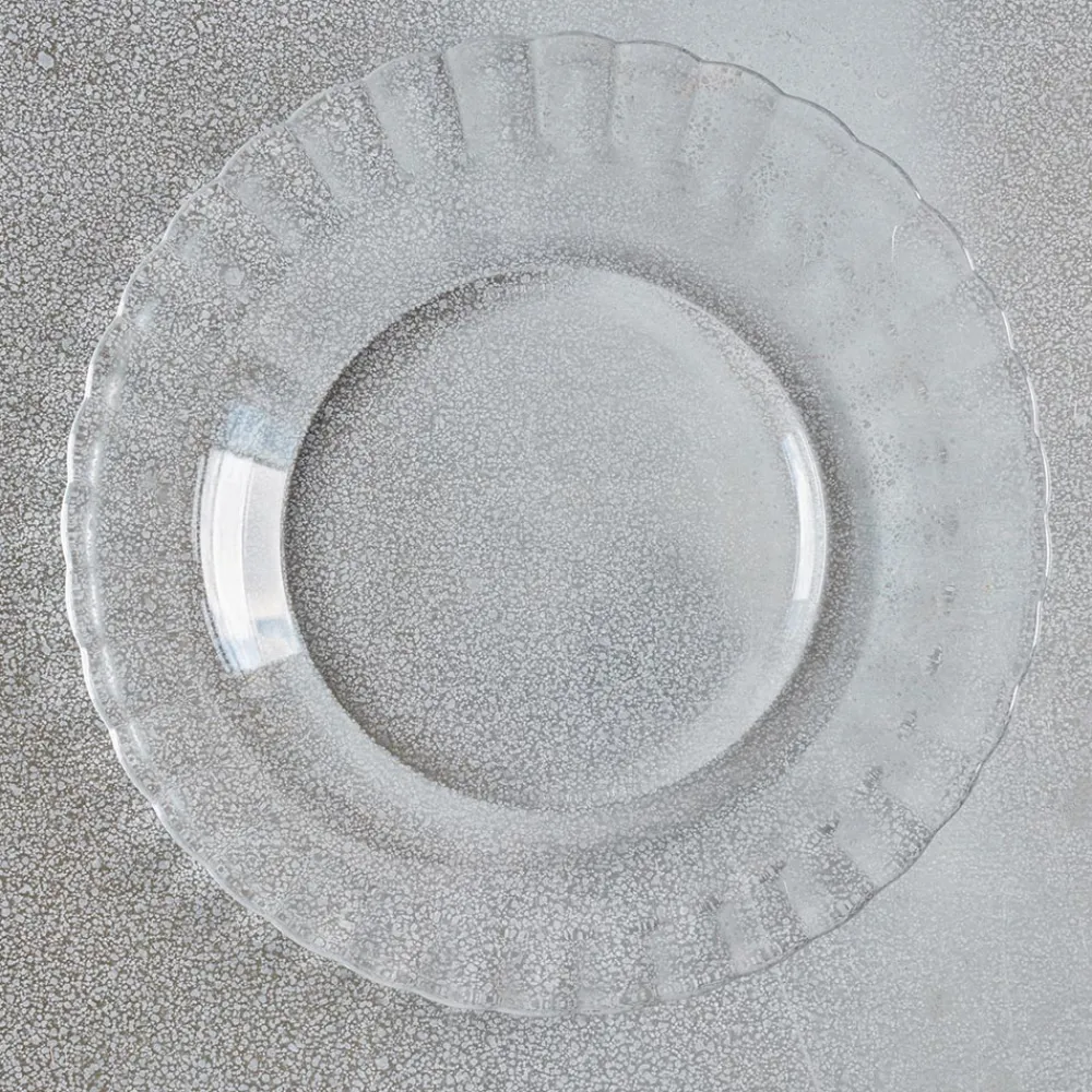 930 BARBIER DURALEX Assiette transparente Picardie
