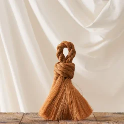 1236 BROUSTOU Balayette Noeud en Chanvre - Orange